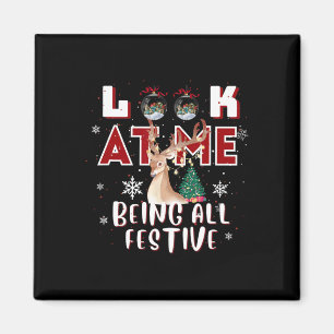 Sehen Sie mich als alle festigen humorvollen Weihn Magnet