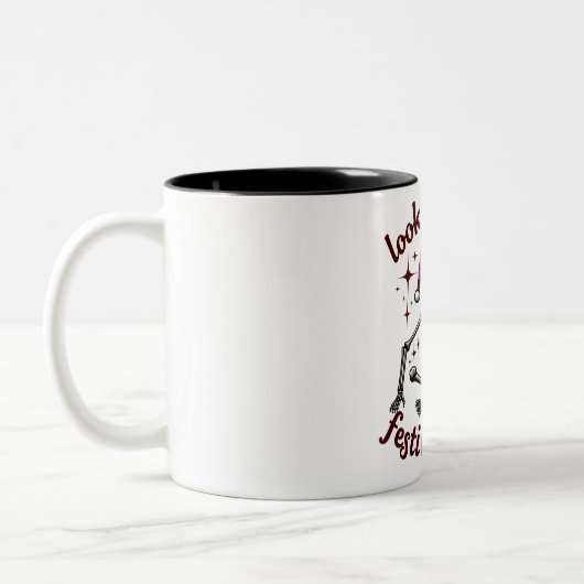 Sehen Sie mich als festliche Tasse an (Links)