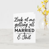 Sehen Sie mich an, wie ich alle Verheiratete Ehefr Karte (Gelbe Blume)