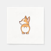 Sehen Sie mich in den Augen Pembroke walisischen C Serviette (Vorderseite)