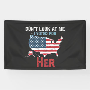 Sehen Sie mich nicht an, ich habe für Ihre Kamala  Banner