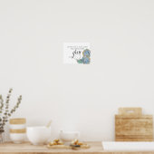 SEHEN SIE MICH WACHSEN, BABY DUSCHE, GÜNSTIG, ERFO POSTER (Küche)