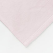 Sehen Sie mich wachsen - Rosa Aquarell Fleecedecke (Ecke)