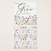 Sehen Sie mir Grow Bloom Baby Dusche Gefallen Gesc (Vorne & Hinten)