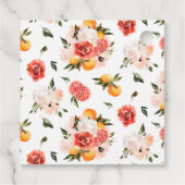 Sehen Sie mir wachsen zu | Citrus Baby Shower Favo Geschenkanhänger (Rückseite)