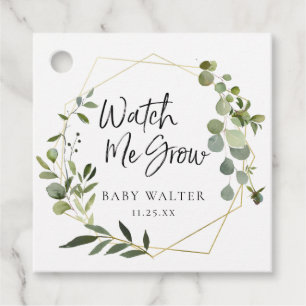 Sehen Sie mir wachsen zu Eucalyptus Baby Shooter Geschenkanhänger