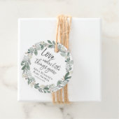 Sehen Sie mir wachsen zu | Eucalyptus Baby Shooter Geschenkanhänger (Beispiel)