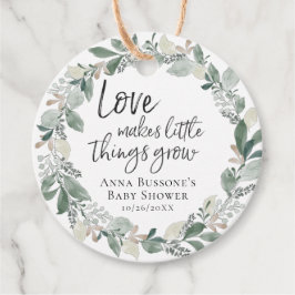 Sehen Sie mir wachsen zu | Eucalyptus Baby Shooter Geschenkanhänger