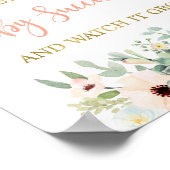 Sehen Sie mir zu, wie ich das Zuckerzeichen anbaue Poster (Ecke)