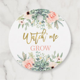 Sehen Sie mir zu, wie ich Sukkulturen züchte Geschenkanhänger