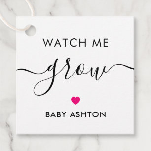 Sehen Sie mir zu, wie ich wächst, Pflanze Baby Dus Geschenkanhänger
