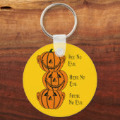 Sehen Sie nein, hören Sie nein, sprechen Sie nicht Schlüsselanhänger (Vorderseite)