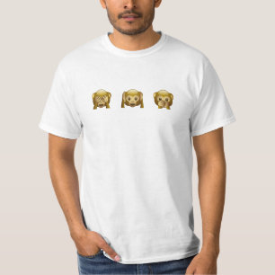 Sehen Sie nein zu hören nein zu sprechen nein T-Shirt