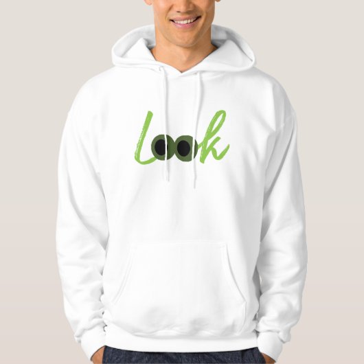 SEHEN SIE NICHT ZURÜCK. HOODIE (Vorderseite)