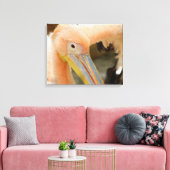 Sehen Sie Pelican Canvas drucken Leinwanddruck (Insitu (Wohnzimmer))
