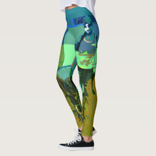 Sehen Sie Pferd Miami Team Bemühungs-Sonderausgab Leggings