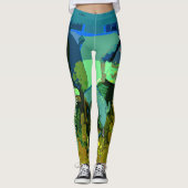 Sehen Sie Pferd Miami Team Bemühungs-Sonderausgabe Leggings (Vorderseite)