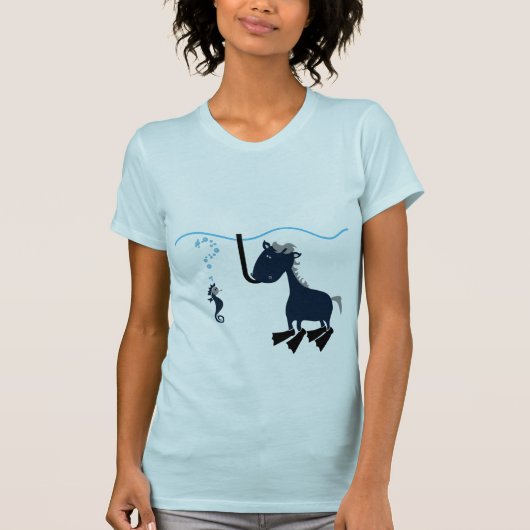 Sehen Sie Pferd? T-Shirt (Vorderseite)