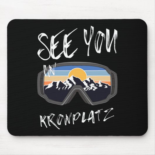 Sehen Sie sich am Kronplatz Wandern Italien Urlaub Mousepad (Vorne)