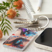 Sehen Sie sich an! Acryl Schlüsselanhänger (Vorderseite rechts)