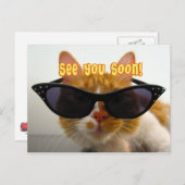 Sehen Sie sich bald an - Coole Postkarte (Vorne/Hinten)