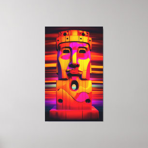 Sehen Sie sich das Auge eines Gottes an - Ken Gage Leinwanddruck