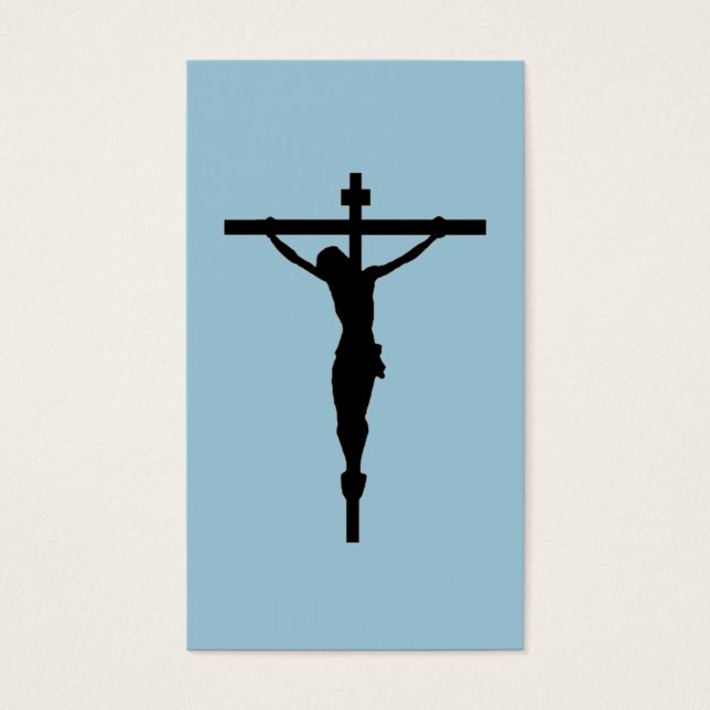 Sehen Sie sich das Crucifix an, blau (Vorderseite)