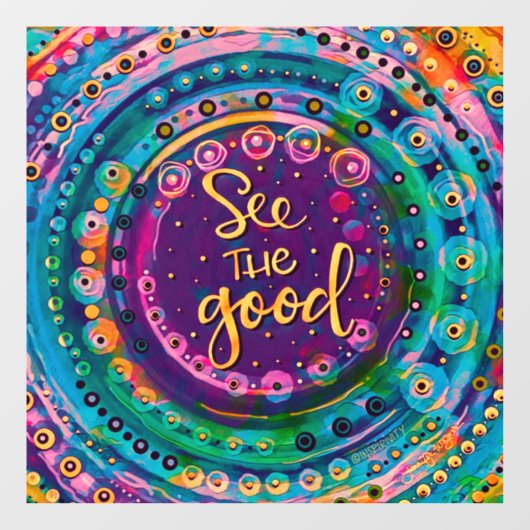 Sehen Sie sich das Fenster "Inspirivity" an Fensteraufkleber (Blatt)