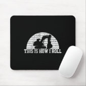 Sehen Sie sich das Geschenk eines Baggerbauers an Mousepad (Mit Mouse)
