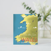 Sehen Sie sich das Reiseplakat Sun Wales an. (Stehend Vorderseite)