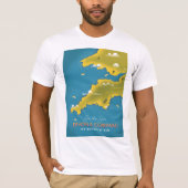 Sehen Sie sich das Sun - Devon & Cornwall Reisepla T-Shirt (Vorderseite)