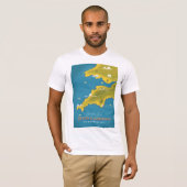 Sehen Sie sich das Sun - Devon & Cornwall Reisepla T-Shirt (Vorne ganz)