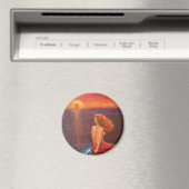 Sehen Sie sich den Magneten der Sunset Mermaid-Kun Magnet (In Situ (Geschirrspüler))