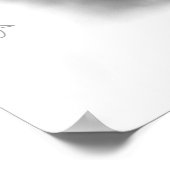 Sehen Sie sich den Rücken an Poster (Ecke)