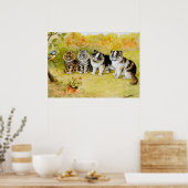 Sehen Sie sich die Birdy von Louis Wain an Poster (Küche)