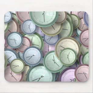 Sehen Sie sich die Clock Office Work School Club S Mousepad