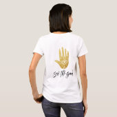 Sehen Sie sich die gute Hamsa an T-Shirt (Schwarz voll)