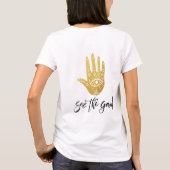 Sehen Sie sich die gute Hamsa an T-Shirt (Rückseite)