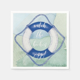 Sehen Sie sich die Heckinringe an! Papierserviette