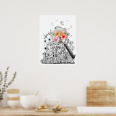 Sehen Sie sich die Schönheit im Inneren an Poster (Küche)