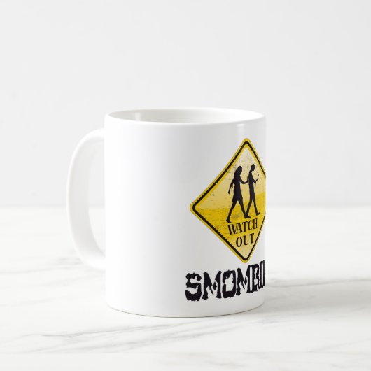 Sehen Sie sich die Smombies an Kaffeetasse (Vorderseite Links)