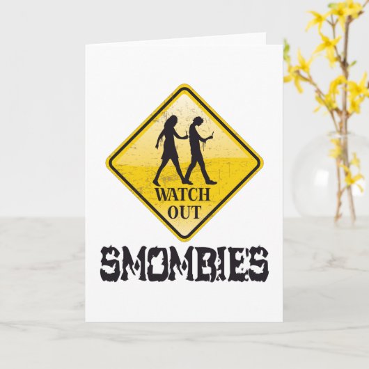 Sehen Sie sich die Smombies an Karte (Gelbe Blume)