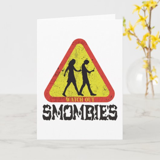 Sehen Sie sich die Smombies an Karte (Gelbe Blume)