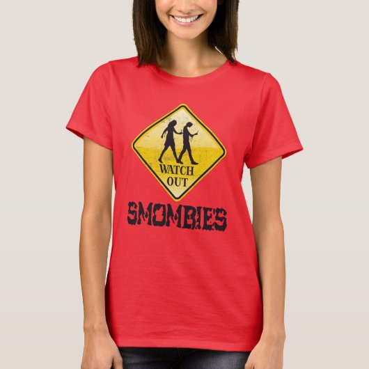 Sehen Sie sich die Smombies an T-Shirt (Vorderseite)