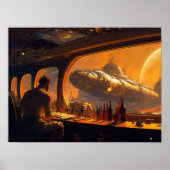 Sehen Sie sich die Space Bar #10 an Poster (Vorne)