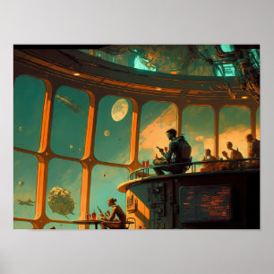 Sehen Sie sich die Space Bar 1 an Poster