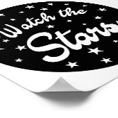 Sehen Sie sich die Sterne an Poster (Ecke)