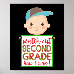 SEHEN SIE SICH DIE ZWEITE GRADE HIER KOMME ICH lus Poster