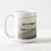 Sehen Sie sich eine Tasse zum Kaffee an (Links)