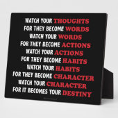 Sehen Sie sich Ihr Motivierend Zitat an Fotoplatte (Seite)